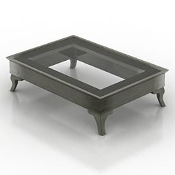 Glass Table Bizzotto Furniture 3d model