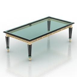 Glass Table Cappelletti Design 3d model