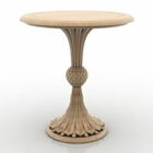 Classic Round Wood Table Chelini