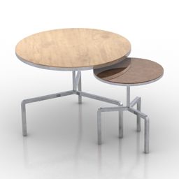 Living Room Tables Flexform Design 3d model