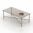 Glass Table Gallotti Furniture Design
