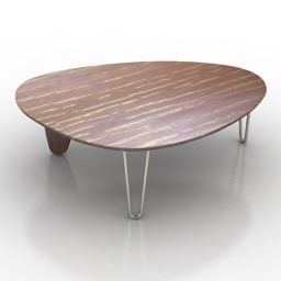 테이블 허먼 밀러 디자인 3d 모델