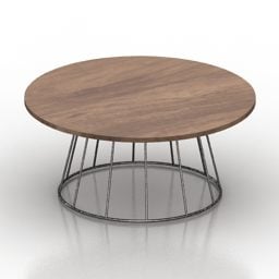 3д модель круглого стола для гостиной Swoon