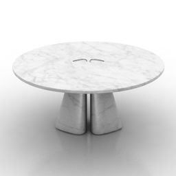 طاولة مستديرة تصميم تافولو نموذج ثلاثي الأبعاد