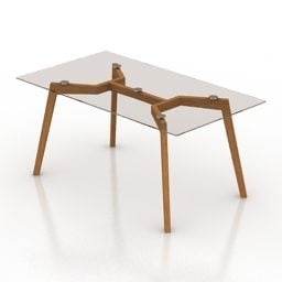 Møbler Glassbord Similda 3d modell