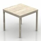 Meubles de table carrés en bois