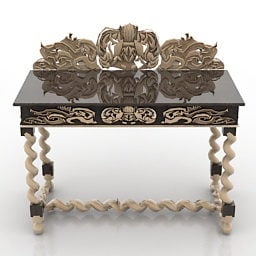 Luxury Carved Table Maher Design 3d model