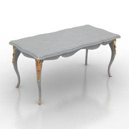 3д модель классического стола Versace Design