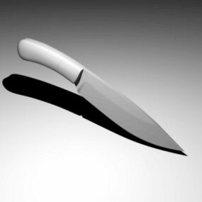 Dagger With Wood Handle 3d model