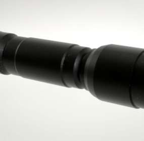 Tactical Flashlight Tool 3d model