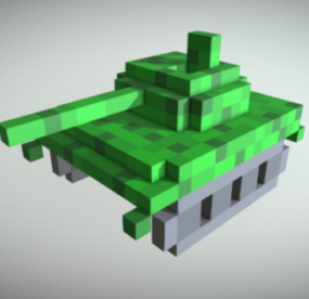 Gaming Tank 3D-Modell