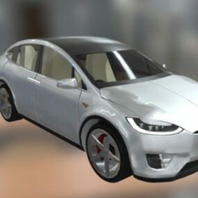 Voiture Tesla modèle X modèle 3D
