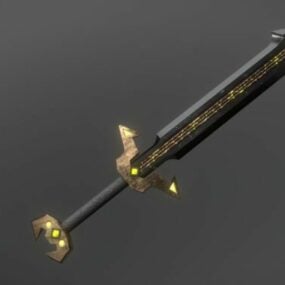 Thunder Sword Weapon דגם 3D