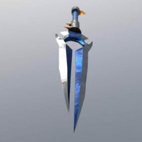 Thunder Fury Sword Wapen 3D-model