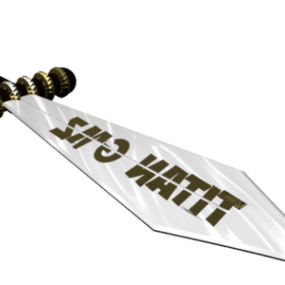 Titan Sword Weapon 3d model