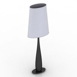 Lampe Torchère en Laiton modèle 3D