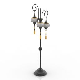 Stojací lampa Torchere Design 3D model