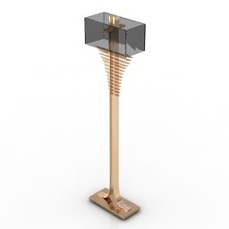 Modernismus Torchere Lamo Grashoppa 3D-Modell
