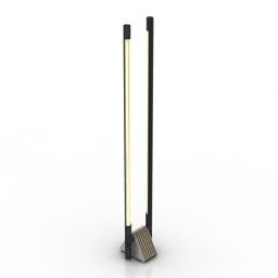 아트 플로어 Torchere 램프 3d 모델
