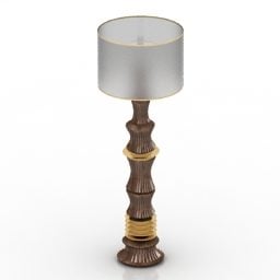 Vintage Torchere Lamp Uttermost 3d model