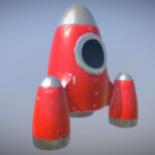 Cartoon Toy Rocket