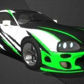 سيارة تويوتا سوبرا موديل 3D
