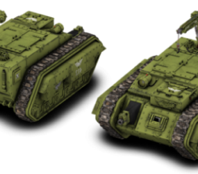Trojan Imperial Guard Tank 3D-model