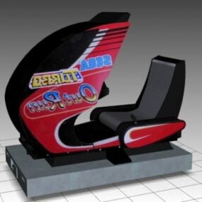 Turbo Outrun Arcade Machine 3D-malli