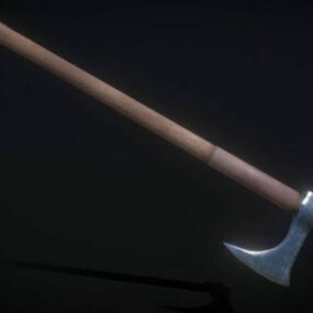Two Handed Axe Weapon 3d model