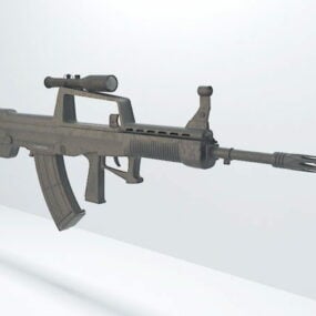 Type 95 Gun Automatic Rifle 3d-model