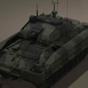 Britský 510D model tanku Fv3