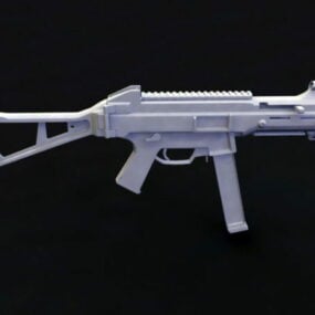 Våpen Ump45 maskinpistol 3d-modell