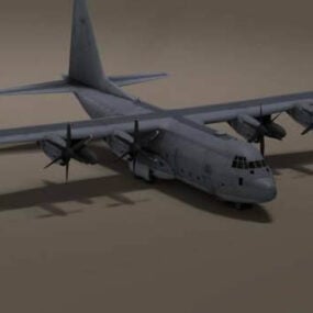 US-Flugzeug C130 Hercules 3D-Modell