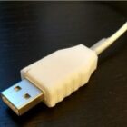 Alivio de tensión de manzana USB para imprimir