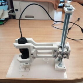 Model 3D sing bisa dicetak Mikroskop Usb