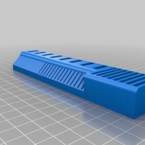 Printable Usb And Sd Card Holder 3d model