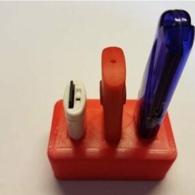 Modelo 3D para impressão de suporte USB