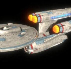 USS星座太空飞船3d模型