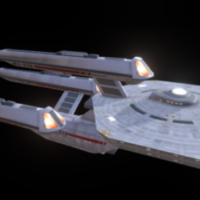 Mô hình tàu vũ trụ khoa học viễn tưởng Star Empire 3d