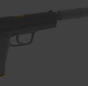 Military Pistol Handgun 3d model