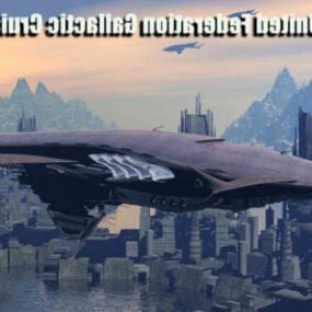 Futuristic Spaceship Xship 3d model
