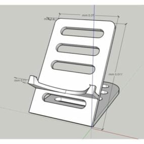 Тривимірна модель настільного тримача мобільного телефону для друку