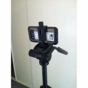Printable Smartphone Bracket Camera Stand 3d model