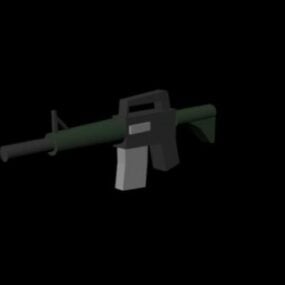 Model 3D nieodwróconej broni Maplestrike Gun