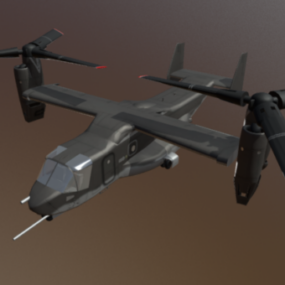 דגם תלת מימד של Osprey Airplane V22