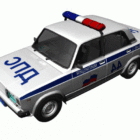 Russian Vaz Police Car