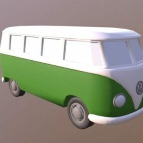 3d модель туристичного фургона