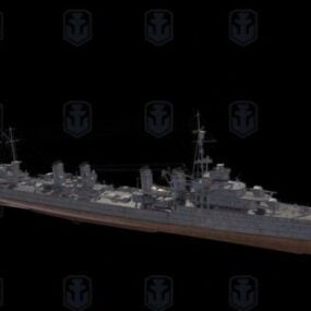 Τρισδιάστατο μοντέλο Vauquelin Navy Ship