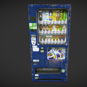 Modello 3d del distributore automatico arcade