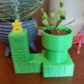 Jardinière à arrosage automatique imprimable modèle 3D